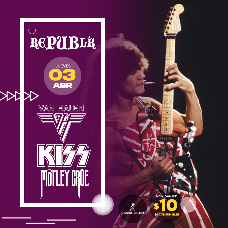 Tributo a Van Halen, Motley Crue & Kiss 