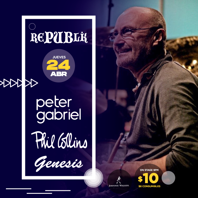 Tributo especial a Phill Collins, Genesis y Peter Gabriel 