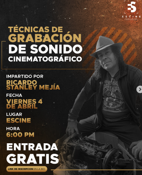 Técnicas de Grabación de Sonido Cinematográfico con un experto internacional