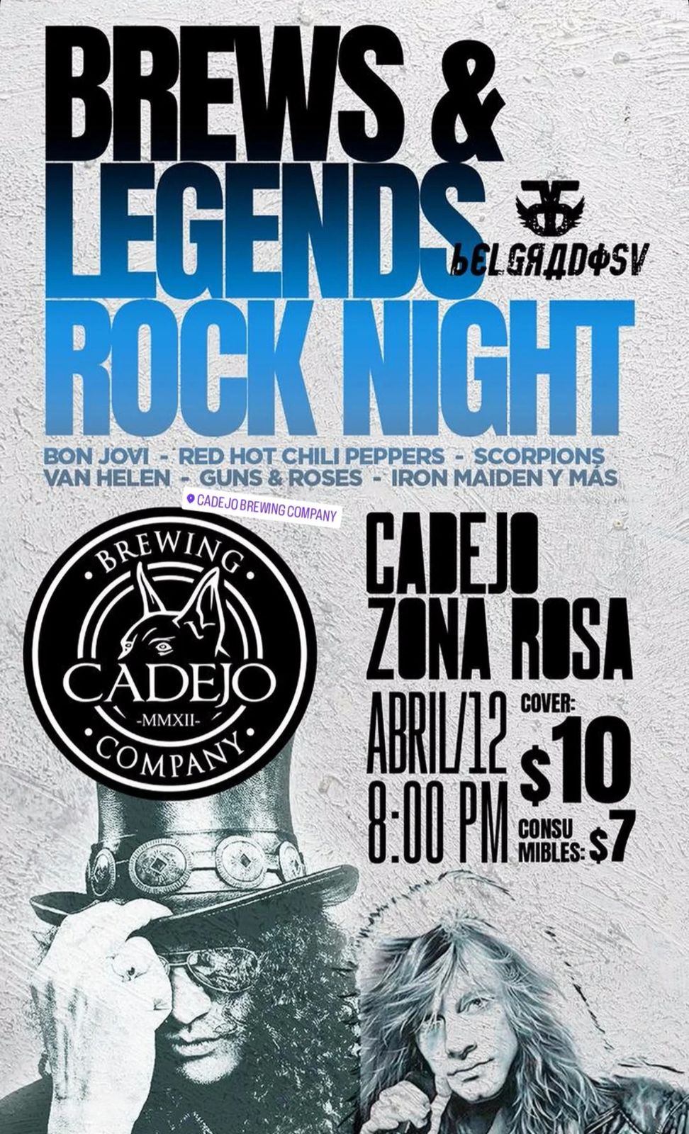 Noche de cerveza  y rock 