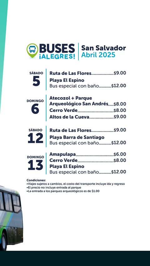 Tour por Ruta de Las Flores y Playa Barra de Santiago 