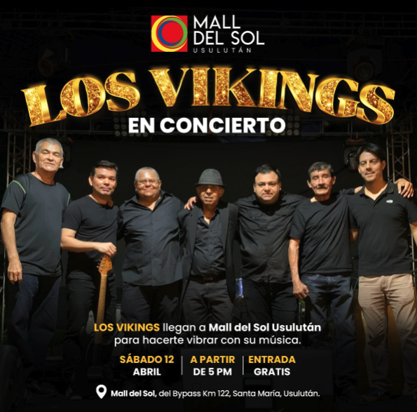 Concierto con Los Vikingos en Mall del Sol