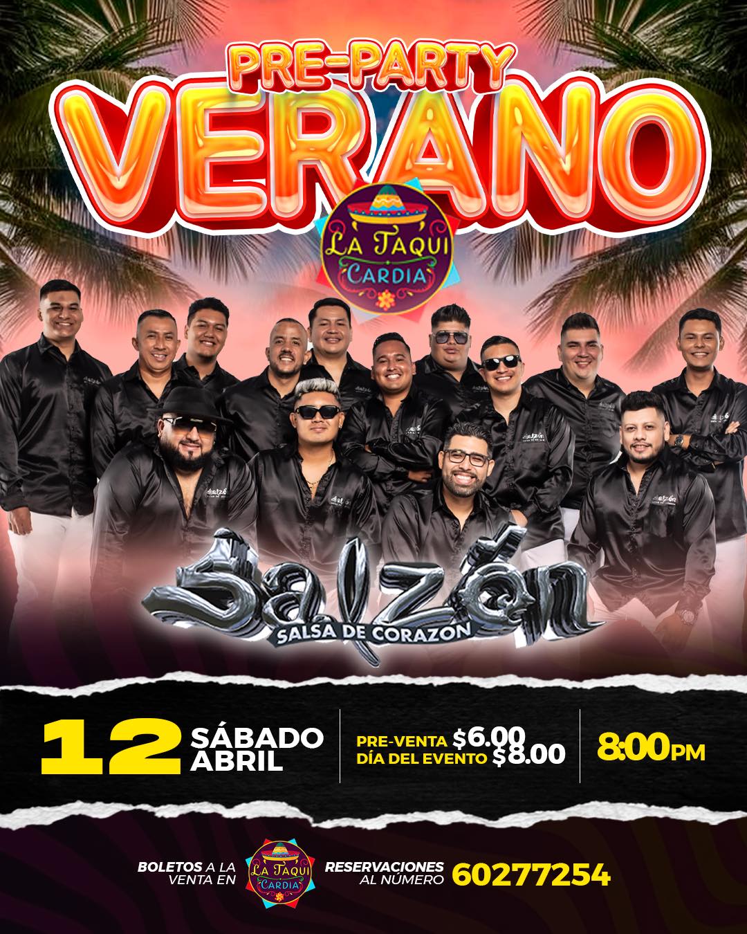 Verano con Salsa en La Taqui. 🏖️☀️🎶