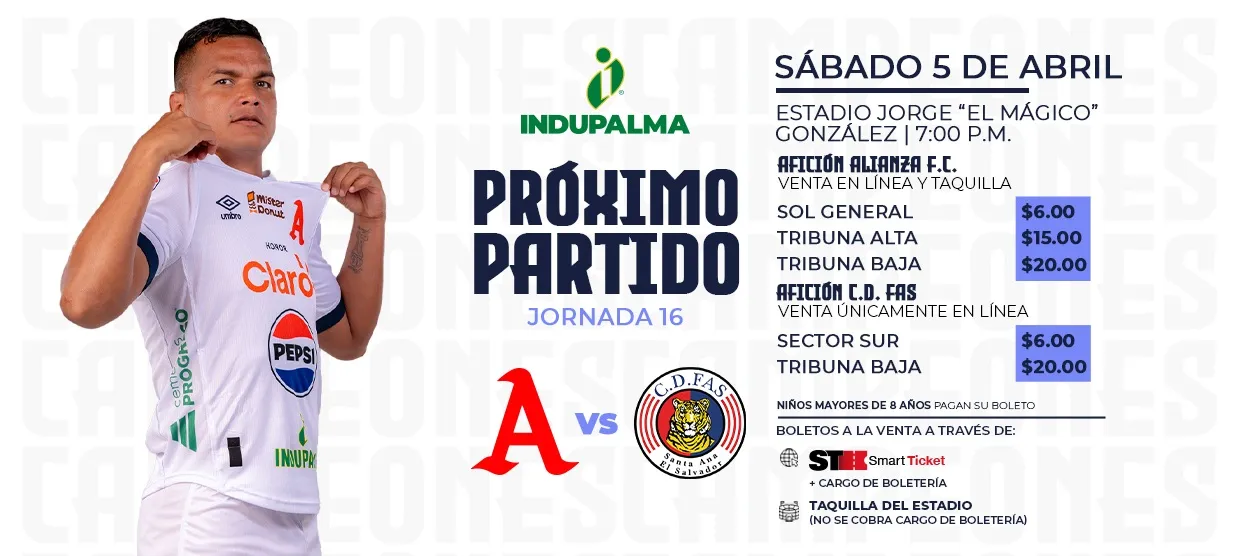 Alianza F.C. VS C.D. FAS