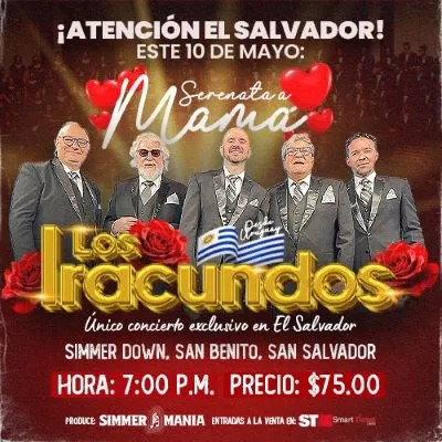 Concierto De Los Iracundos en El Salvador 2025