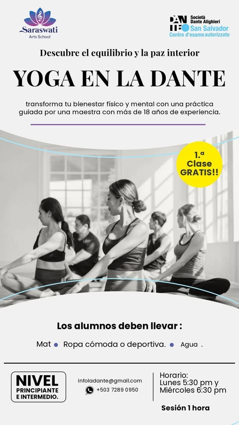 YOGA EN LA DANTE