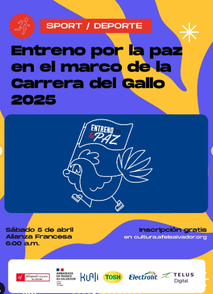 Entreno por la paz en el marco de la carrera del Gallo 2025