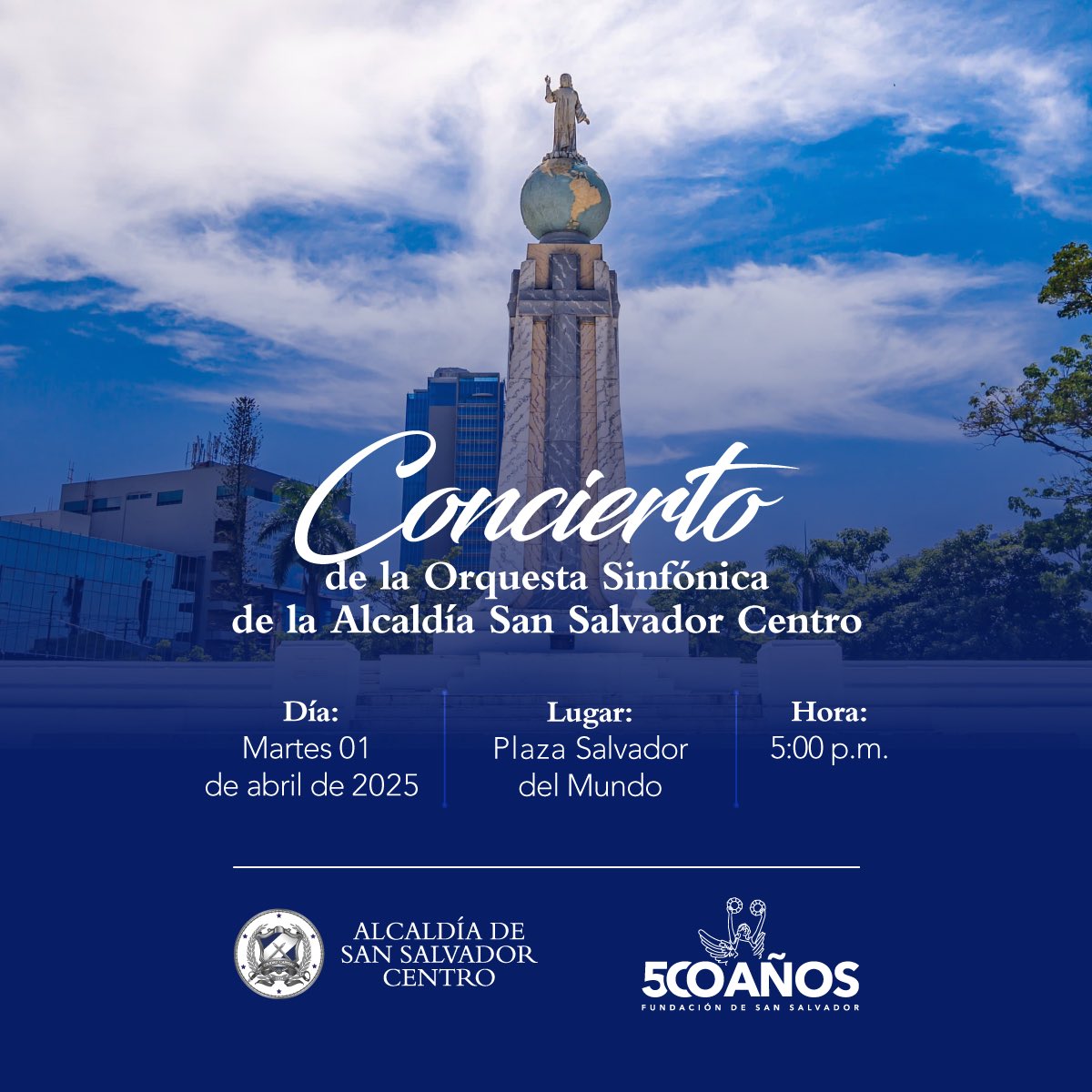 Concierto de la Orquesta Sinfónica de la Alcaldía San Salvador Centro