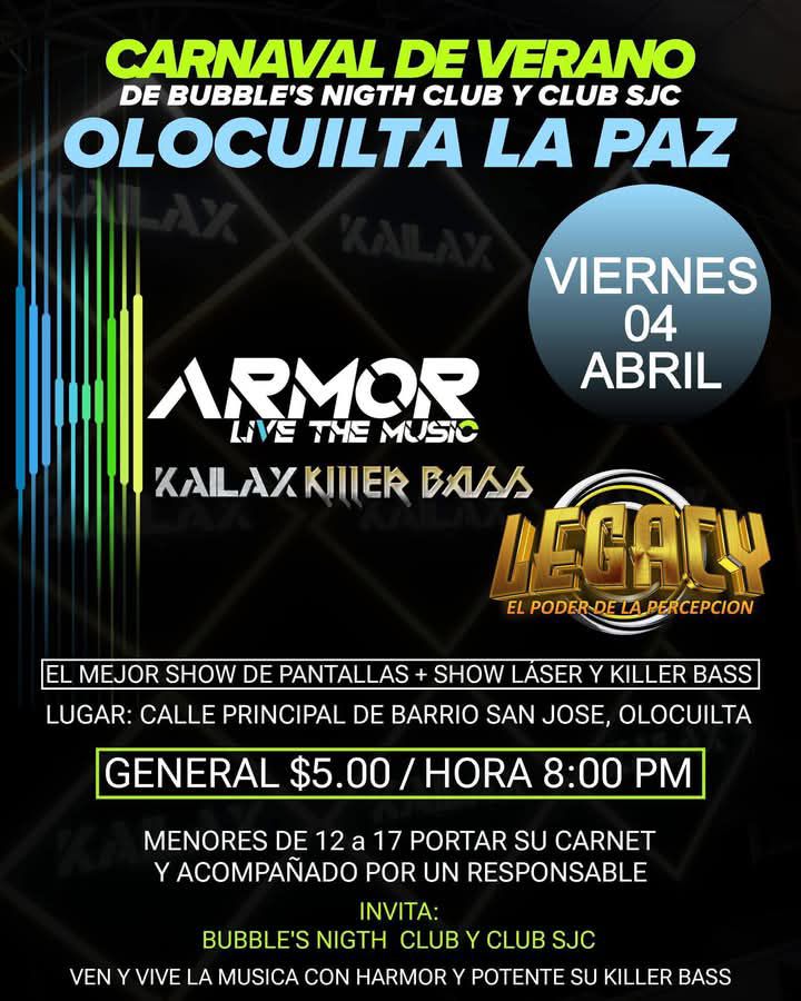 Carnaval de verano en Olocuilta 