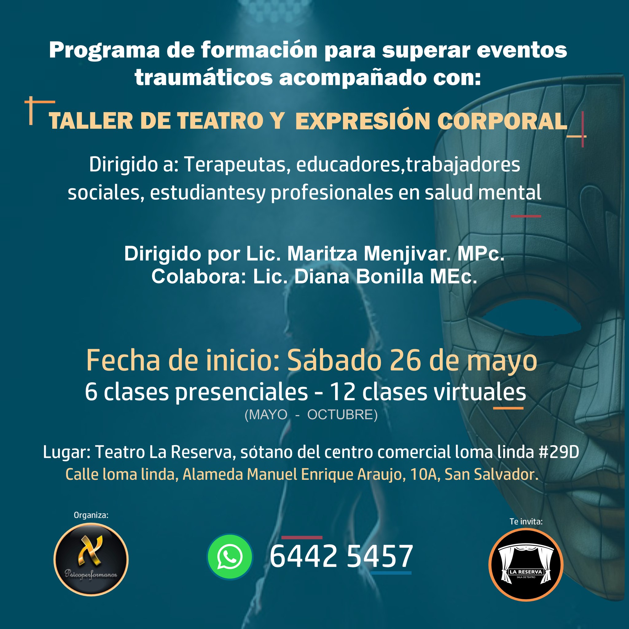 Taller de teatro y expresión cultural