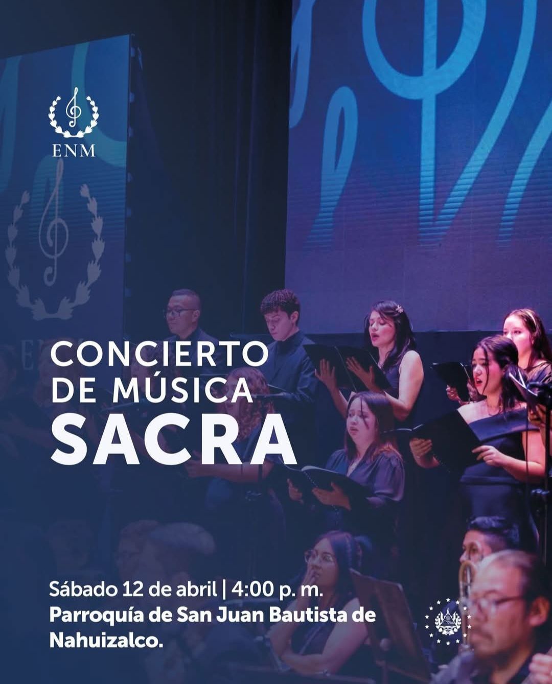 Concierto de música sacra en Nahuizalco 