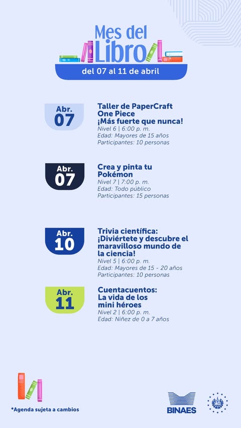 Trivia científica en la BINAES