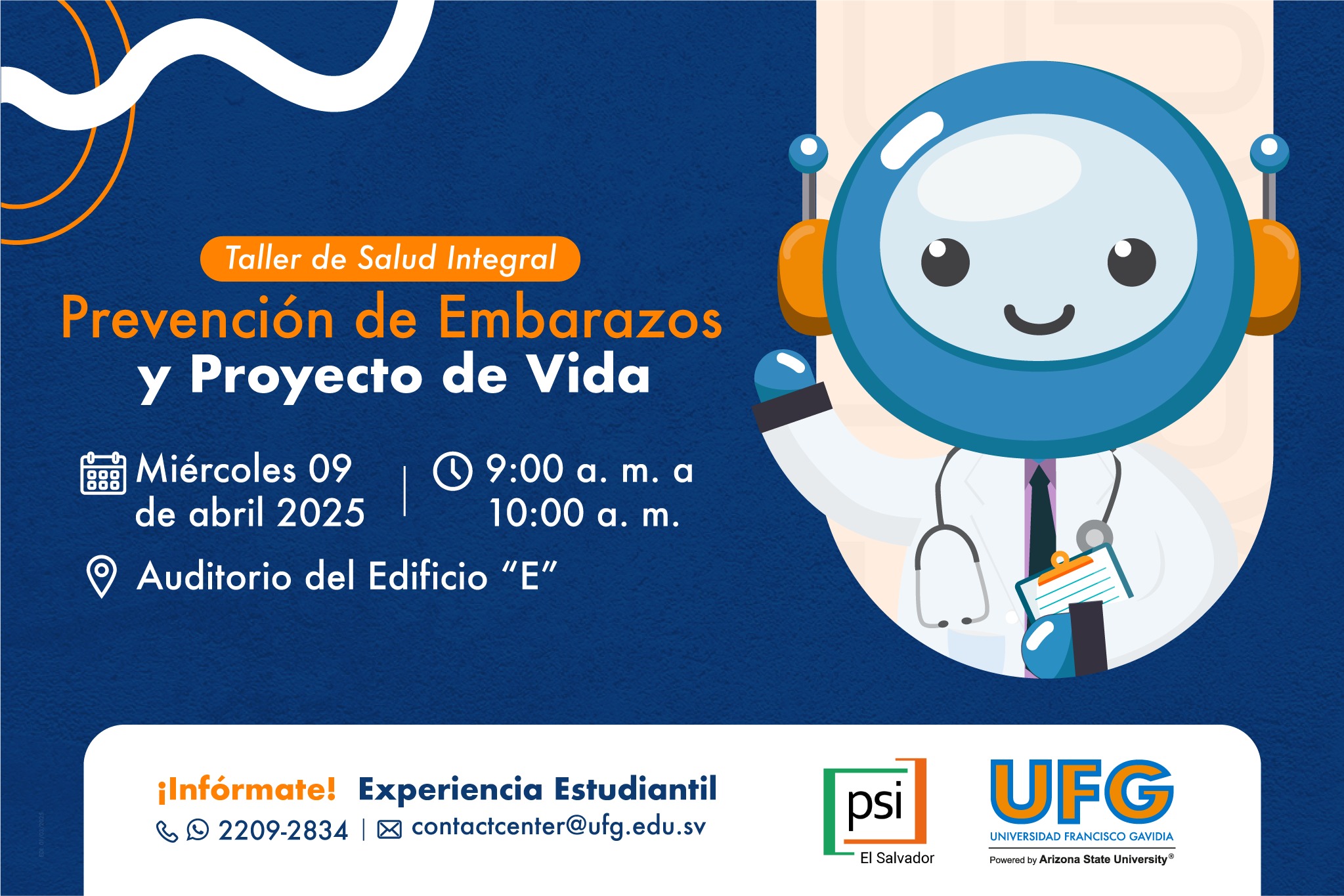 Taller prevención de embarazos y proyecto de vida