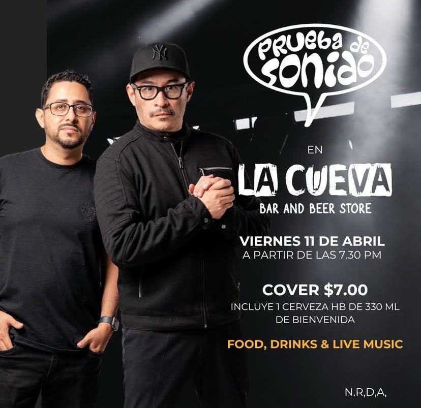 BANDA PRUEBA DE SONIDO EN A CUEVA BAR