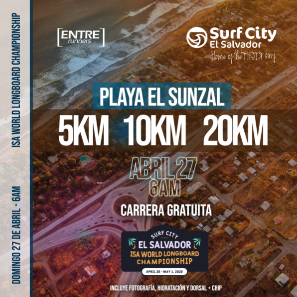 Carrera En en Playa El Sunzal