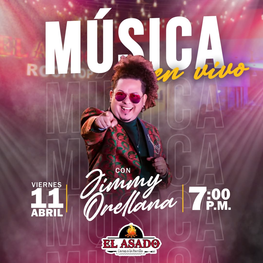 MÚSICA EN VIVO POR Jimmy Orellana 