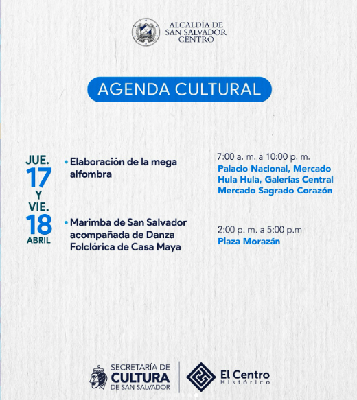 Elaboración de la mega alfombra en el Centro Histórico