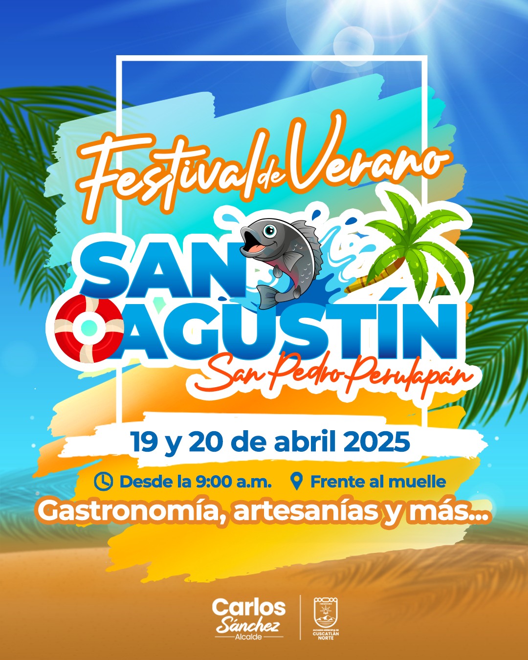 Festival de Verano en el Cantón San Agustín,