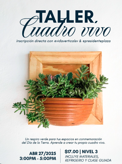 Taller de Cuadro Vivo 🌱🪴