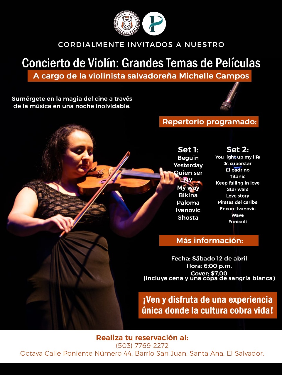 Concierto de violín, grandes temas de películas 