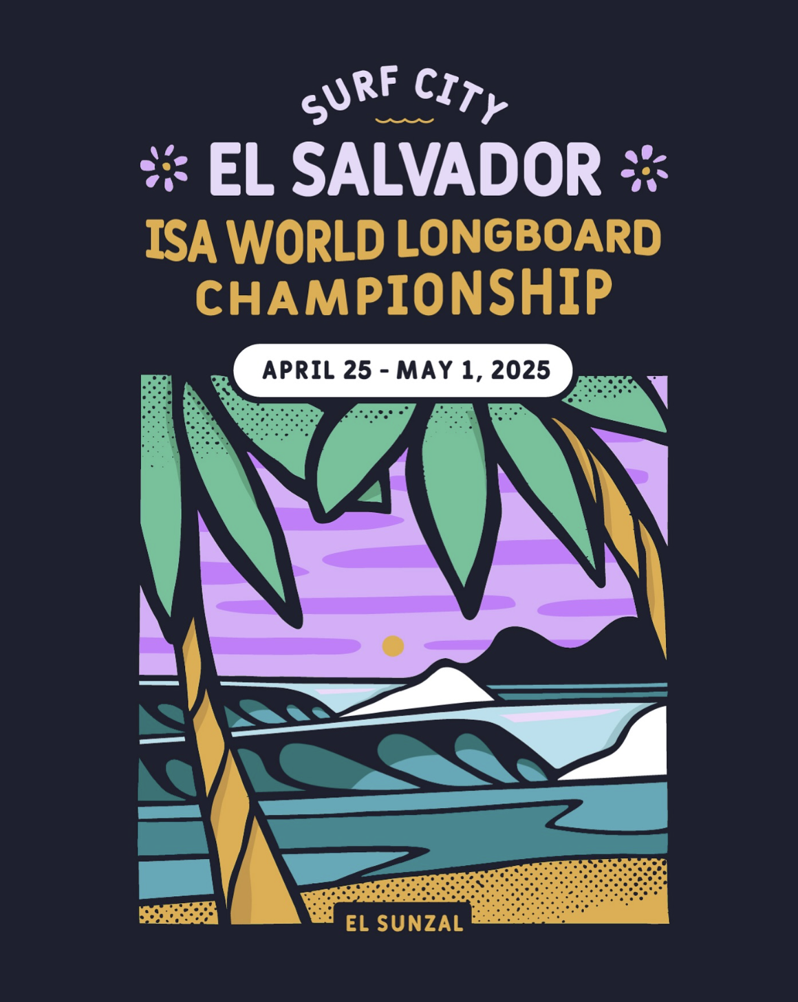 Campeonato Mundial de Longboard de El Salvador ISA 2025 