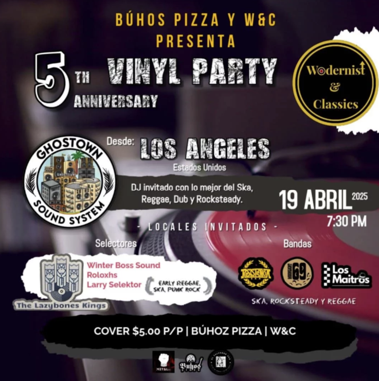 Celebración de 5to Aniversario Vinyl Party