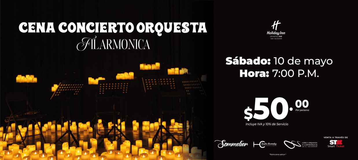 Cena Concierto Orquesta Filarmónica