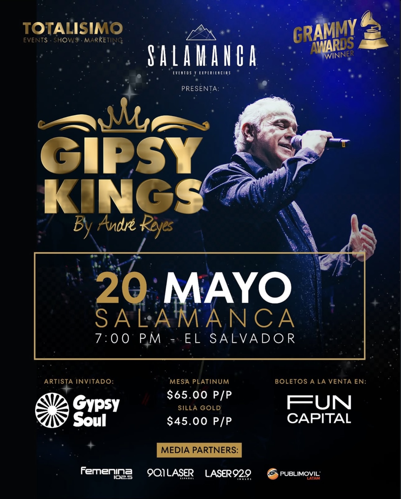 Los Gipsy Kings En Concierto En El Salvador 🇸🇻