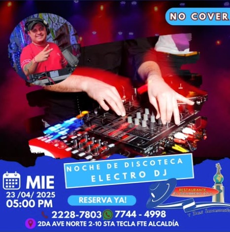 NOCHE DE DISCOTECA ELECTRO DJ