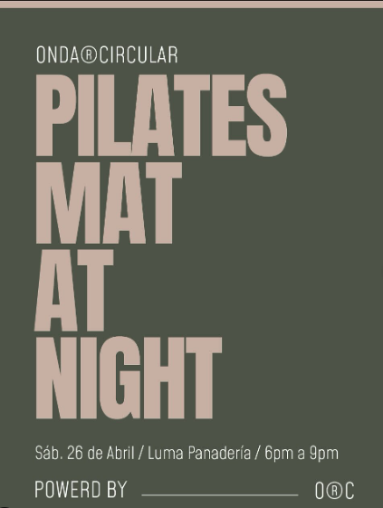 PILATES MAT AT NIGHT