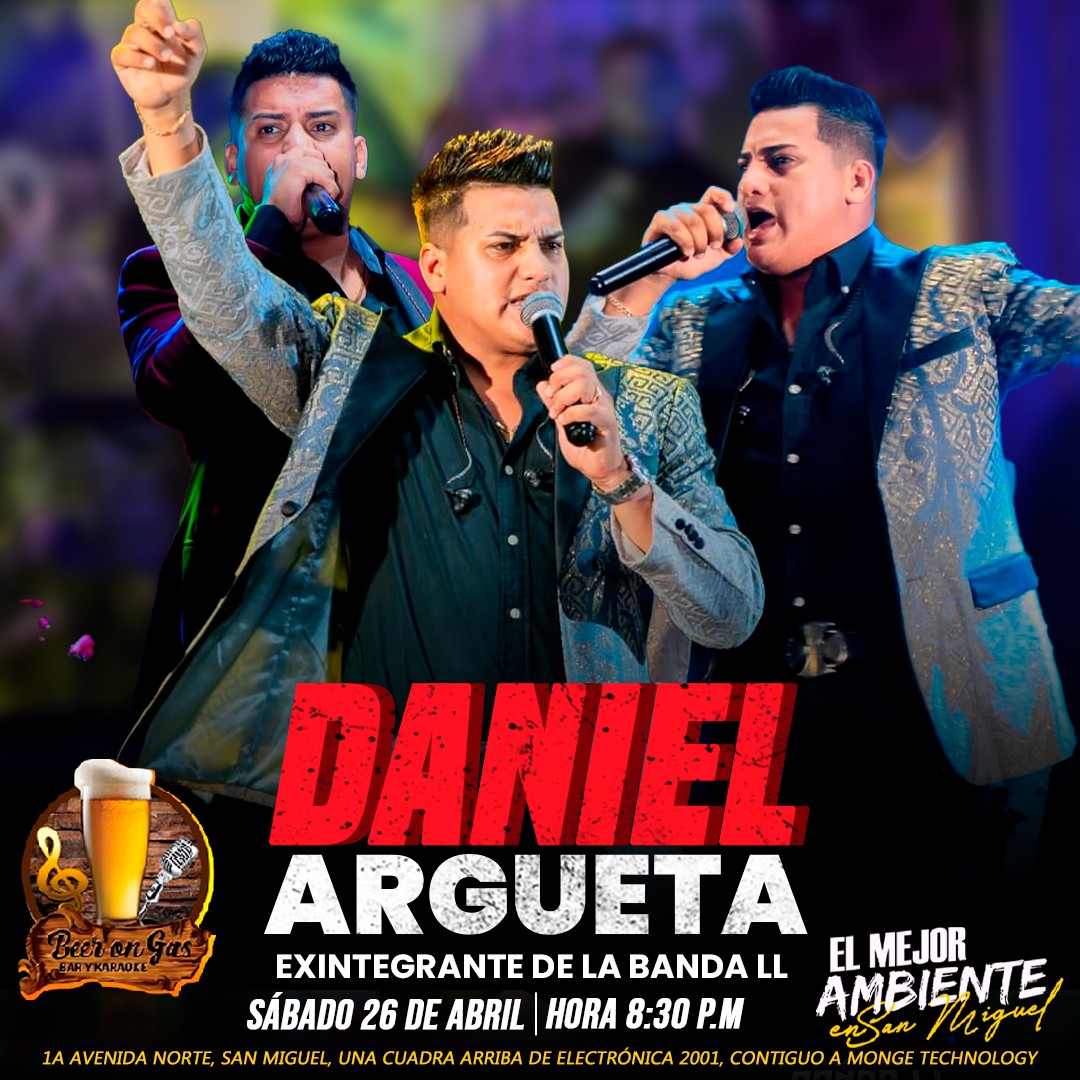 Sábado de música en vivo con Daniel Argueta