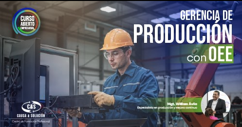 GERENCIA DE PRODUCCIÓN CON OEE