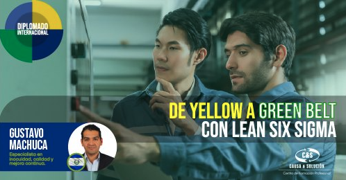 DE YELOW A GREEN BELT CON LEAN SIX SIGMA