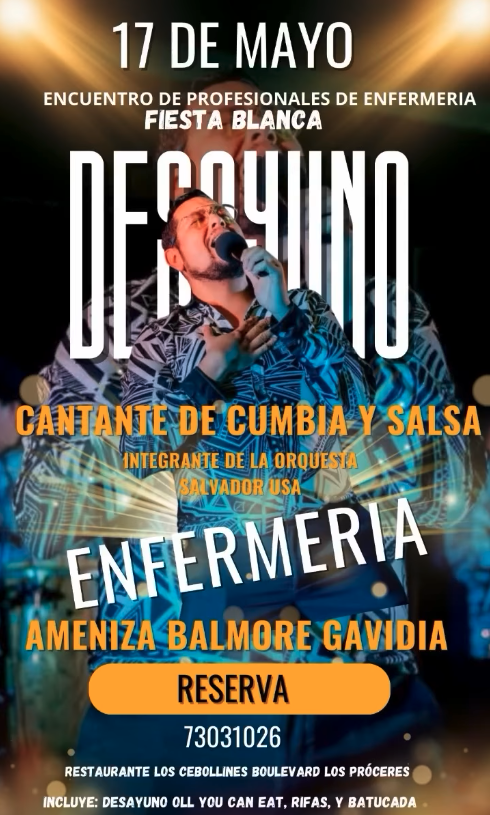 Fiesta blanca para profesionales de Enfermería