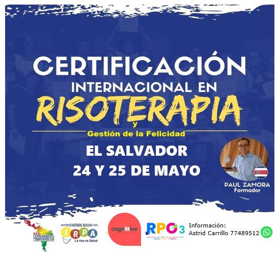 Certificación Internacional de Risoterapia y Gestión de la Felicidad