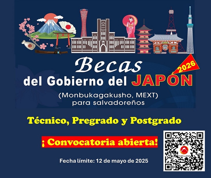 🌸【Convocatoria abierta Beca Pregrado, Técnico y Postgrado 2026】🇯🇵✈️