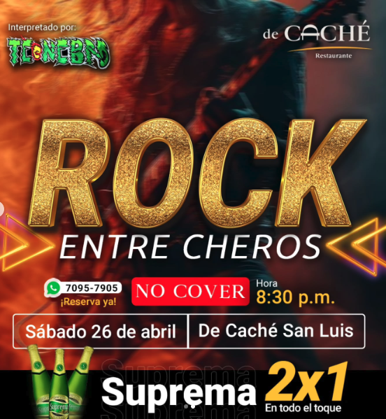 ROCK ENTRE CHEROS