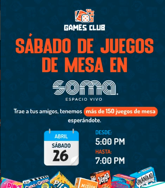 SÁBADO DE JUEGOS DE MESA 