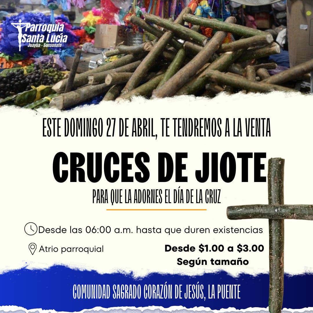 Cruces de Jiote en Juayúa 