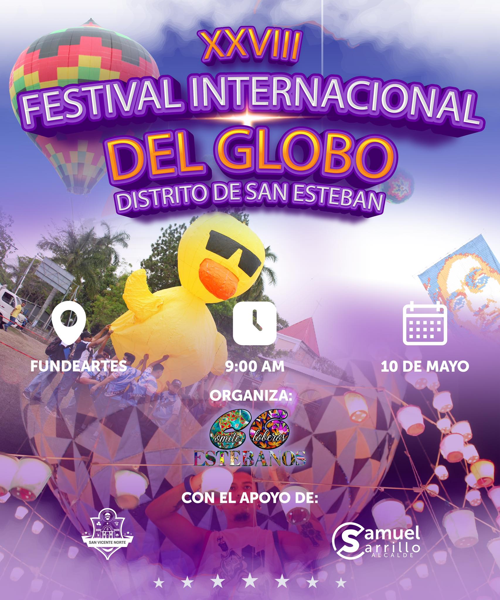 XXVIII FESTIVAL INTERNACIONAL DEL GLOBO DISTRITO DE SAN ESTEBAN