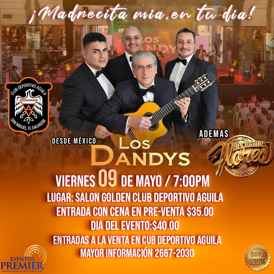 Concierto de los Dandys en Salón Golden, Club Deportivo Águila