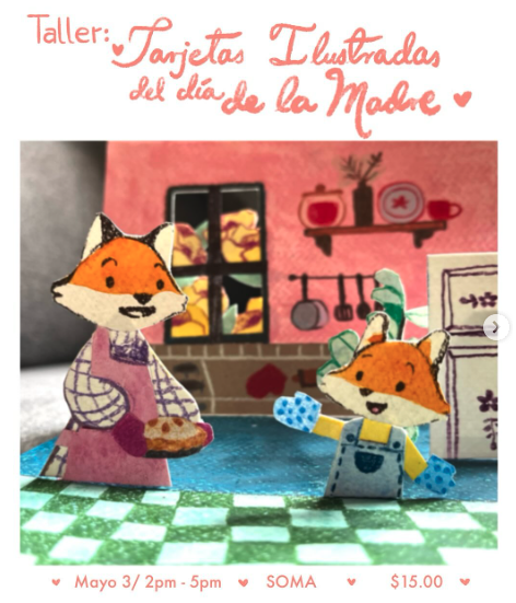 Taller: Tarjetas ilustradas para el día de la madre 💕