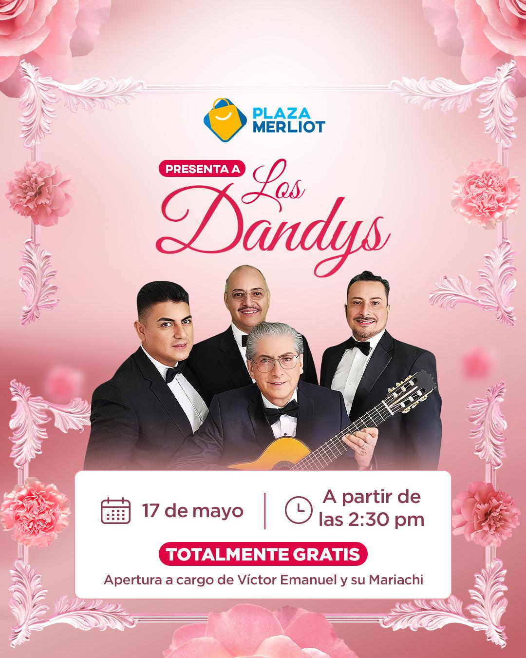 Concierto de los Dandys en Plaza Merliot