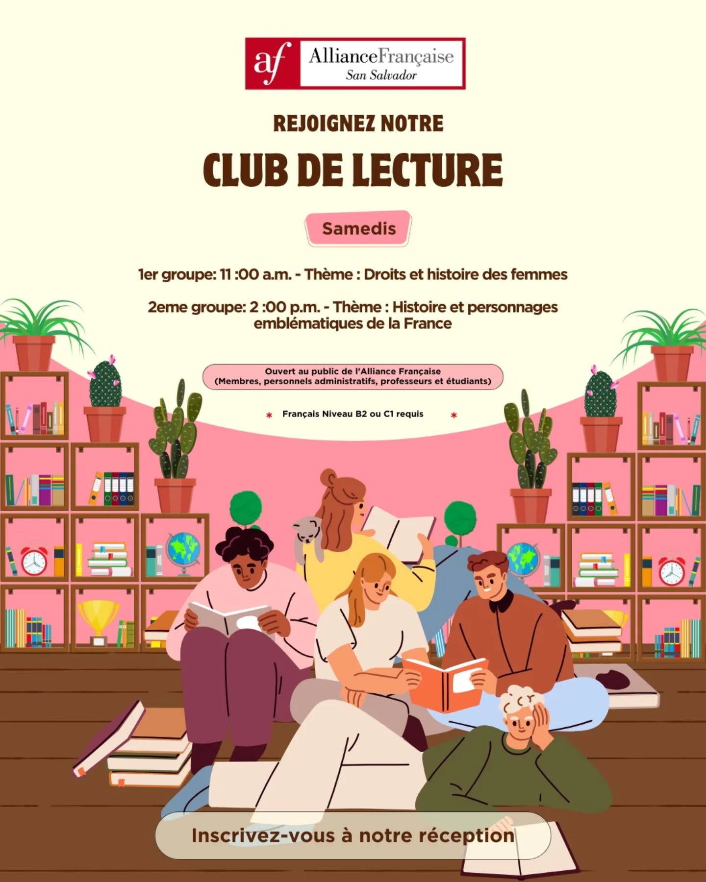 Exposición Club de Lecture en la Alianza Francesa 