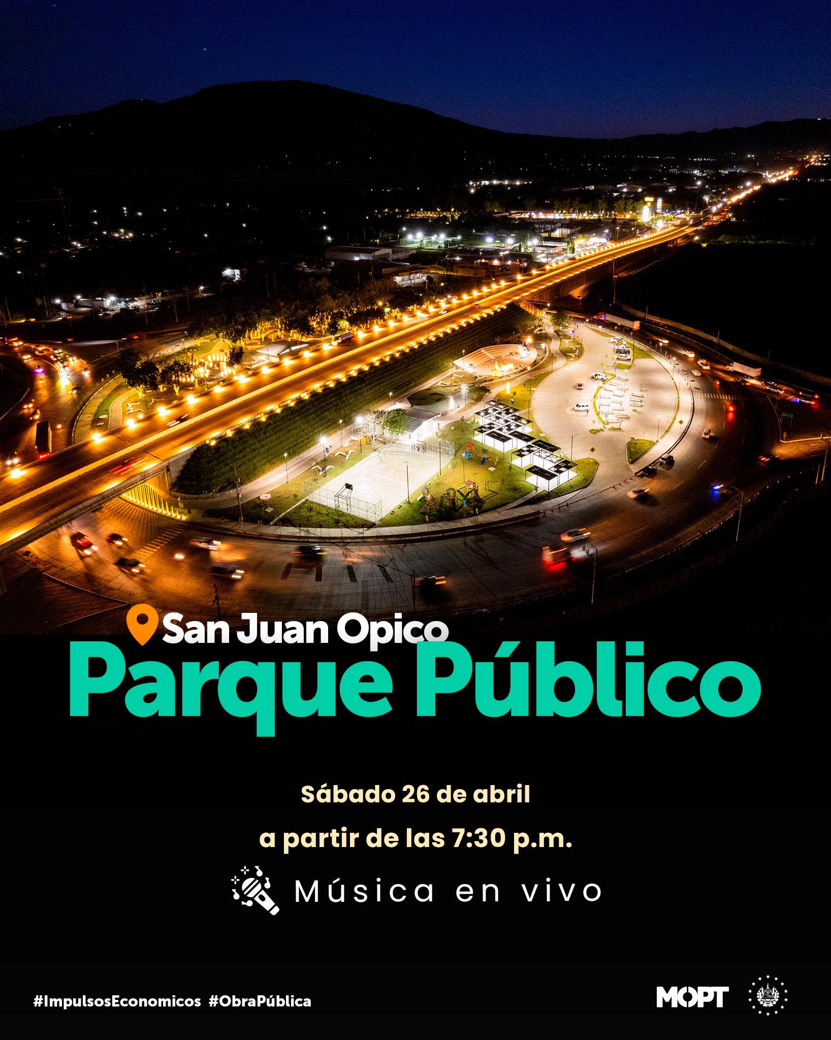 Música en vivo en San Juan Opico Parque Público 