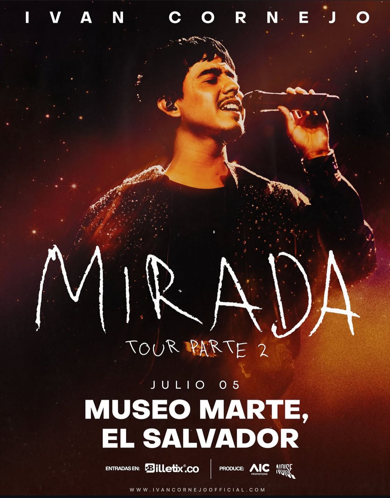 Concierto de Ivan Cornejo en El Salvador 