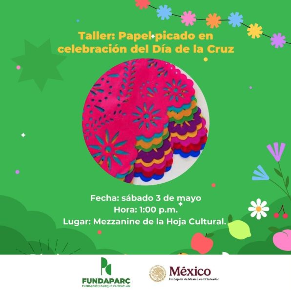 Taller de papel picado en celebración del Día de la Cruz
