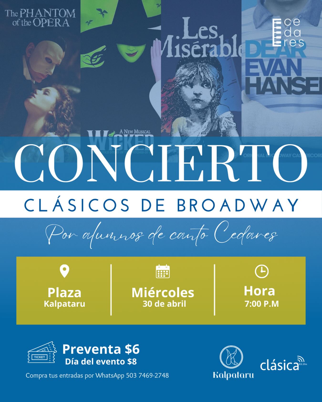 CONCIERTO CLÁSICOS DE BROADWAY