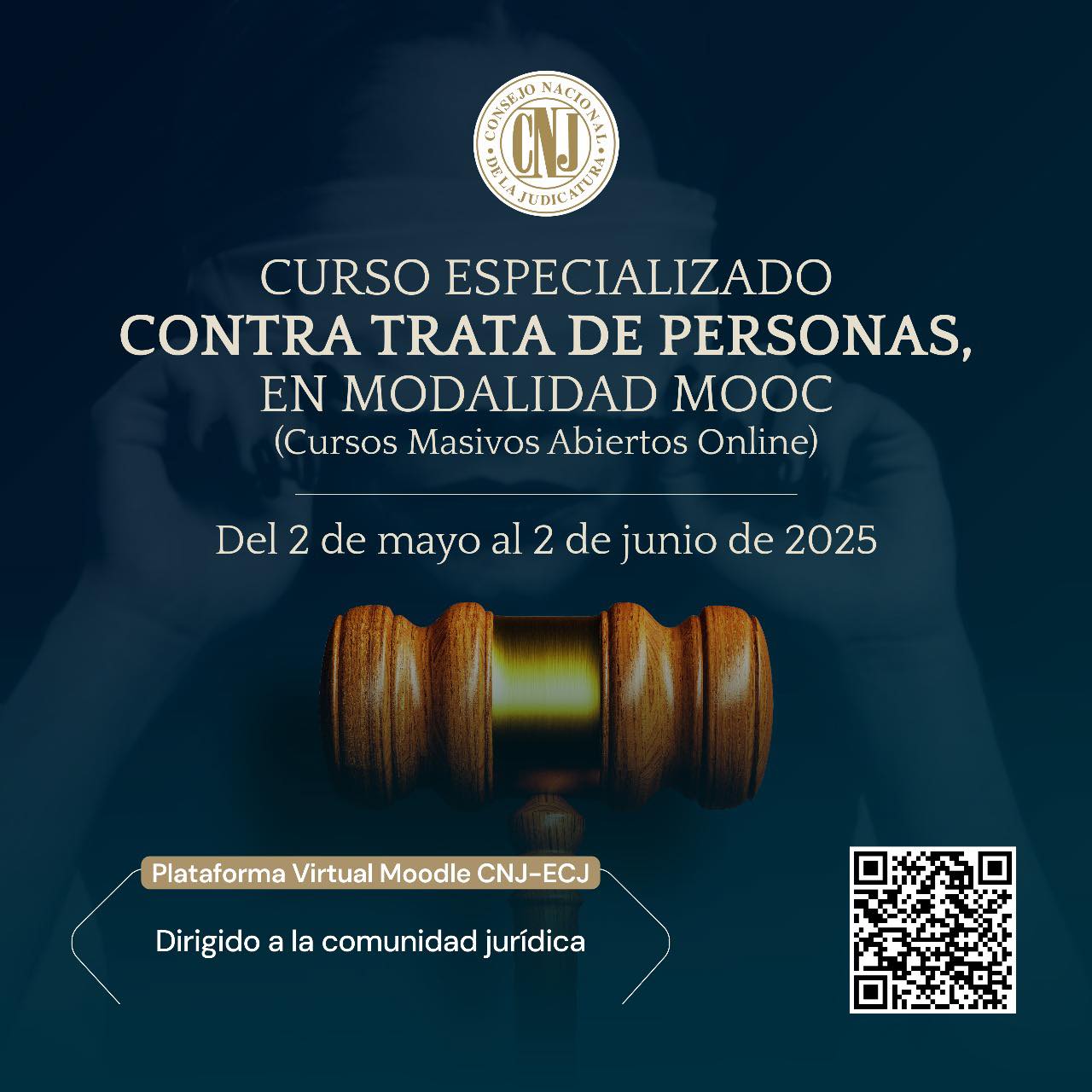 Curso especializado contra trata de personas, en modalidad MOOC