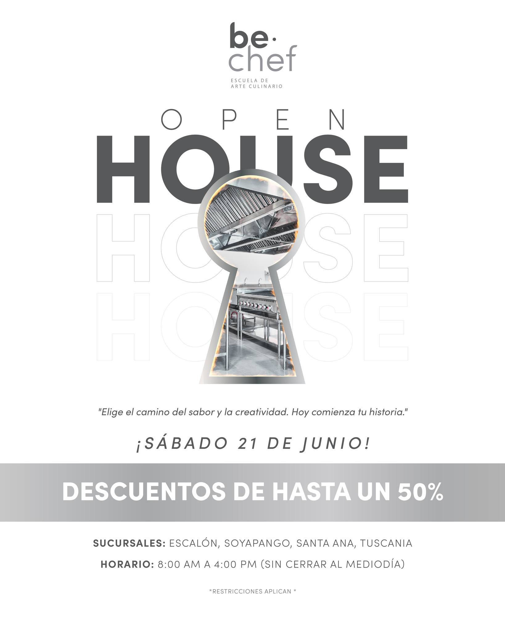 Apertura de la escuela gastronomica Be Chef 